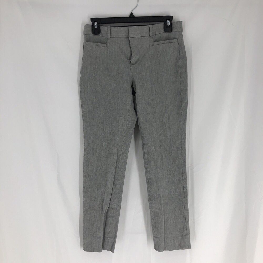 Banana Republic Sloan Curvy Fit Pants Size 6 Gray